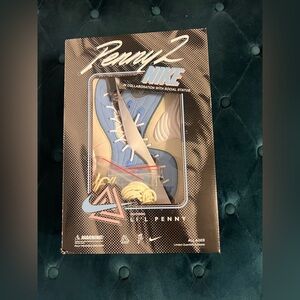 Social Status x Nike Air Penny 2 Playground University Blue SIZE 8.5 NEW IN HAND